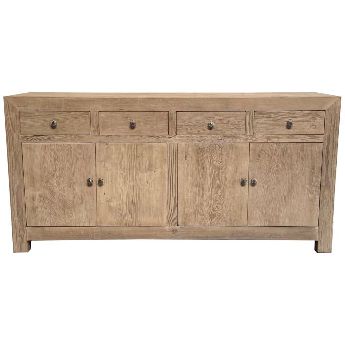 Reclaimed Natural Pine Cabinet with Drawers and Doors at 1stDibs Rustic pine cabinet furniture with deep drawers