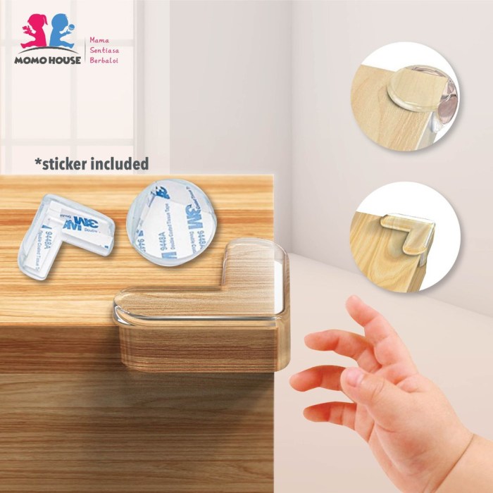 Baby Safety Table Corner Protector Transparent Furniture Corner Edge ... Baby Safety Table Corner Protector Transparent Furniture Corner Edge ...