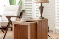 Jessica Solid Wood 3 Piece Nesting Table - Natural Finish - Decornation