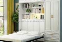 Foldable bed furniture with hidden storage space