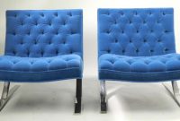 Armless lounge chair furniture in bold color