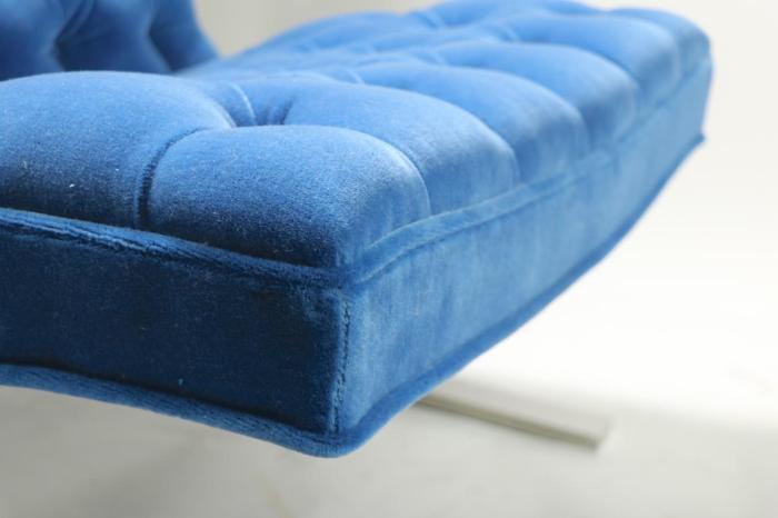 Pair of Barcelona Style Armless Lounge Chairs at 1stDibs Pair of Barcelona Style Armless Lounge Chairs at 1stDibs