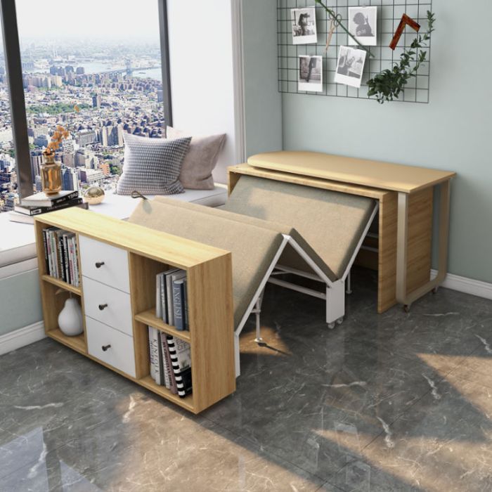 Master Yin Foldable Invisible Bed Small Apartment Storage Bed Hidden ...